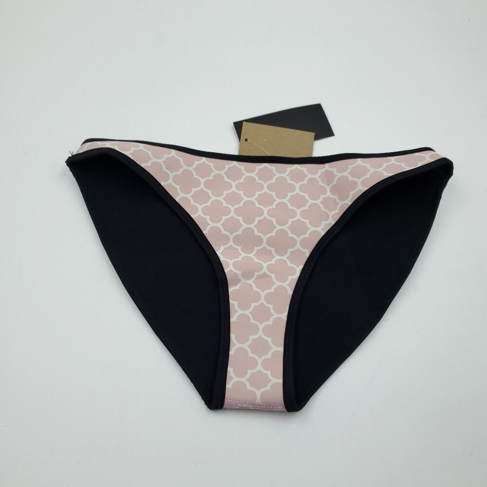 Bra Society Print Neoprene Swim Bottom Size M